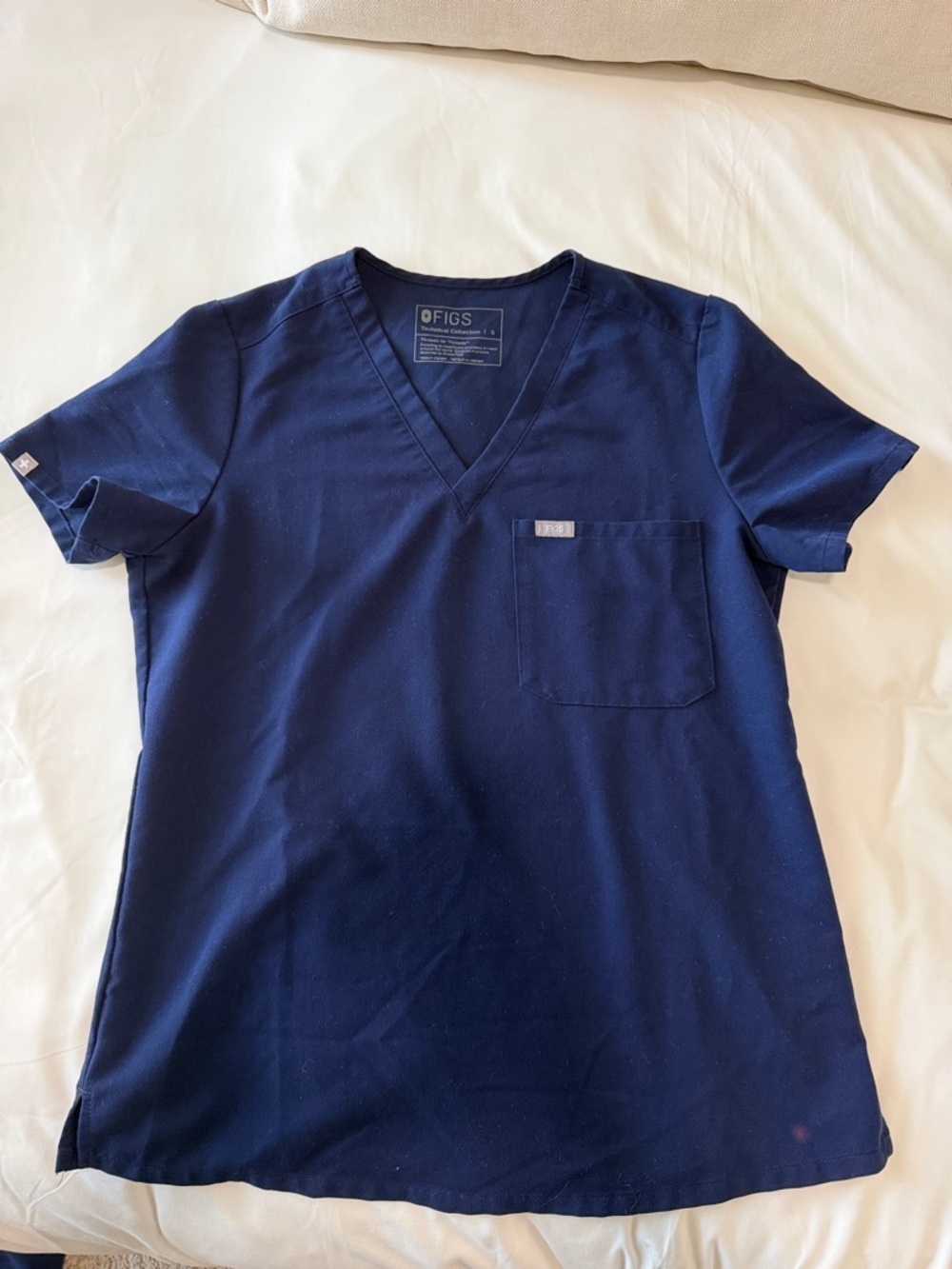 figs v neck scrub top